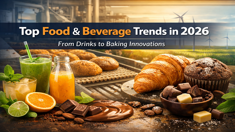 Top Food & Beverage Trends in 2026: From Drinks to Baking Innovations